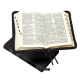 KJV Classic Reference Bible - Black Calfskin with Thumb Index (Indexed)